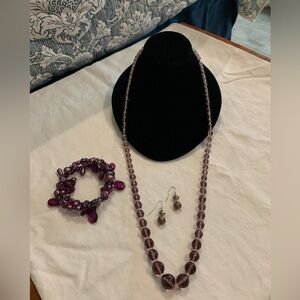 Aurora Borealis jewelry set